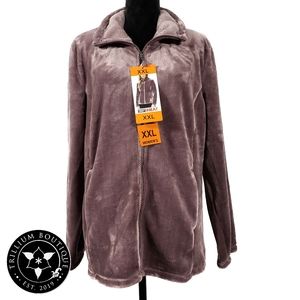 32 Degrees Women's Odyssey Plush Zipper Jacket NWT